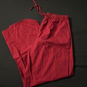 Just love maroon scrub pants xl